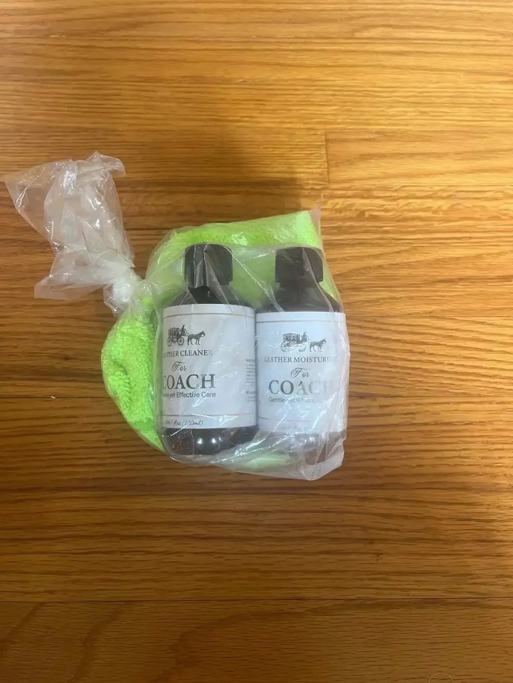 QIFEISHANKA Leather Cleaner & Moisturizer Set for Coach, Gentle Formula to Remov